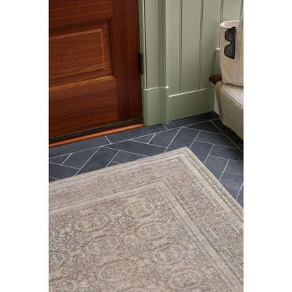 Traditional Rectangle Area Rug, Green, 3' X 5'
