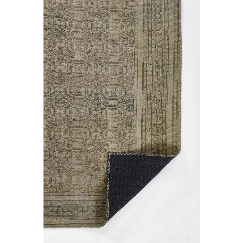 Traditional Rectangle Area Rug, Green, 3' X 5'