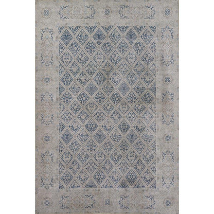 Traditional Rectangle Area Rug, Blue, 3' X 5'