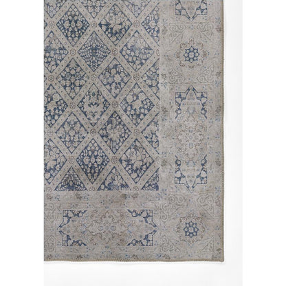 Traditional Rectangle Area Rug, Blue, 3' X 5'