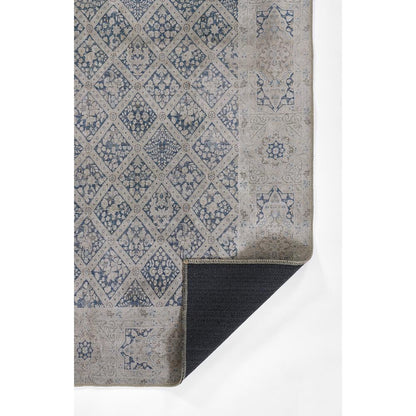 Traditional Rectangle Area Rug, Blue, 3' X 5'