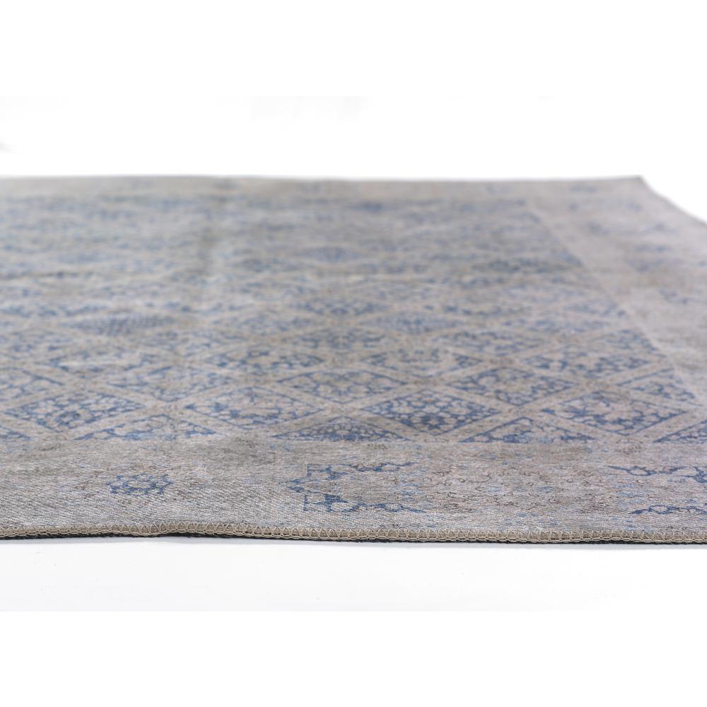 Traditional Rectangle Area Rug, Blue, 3' X 5'