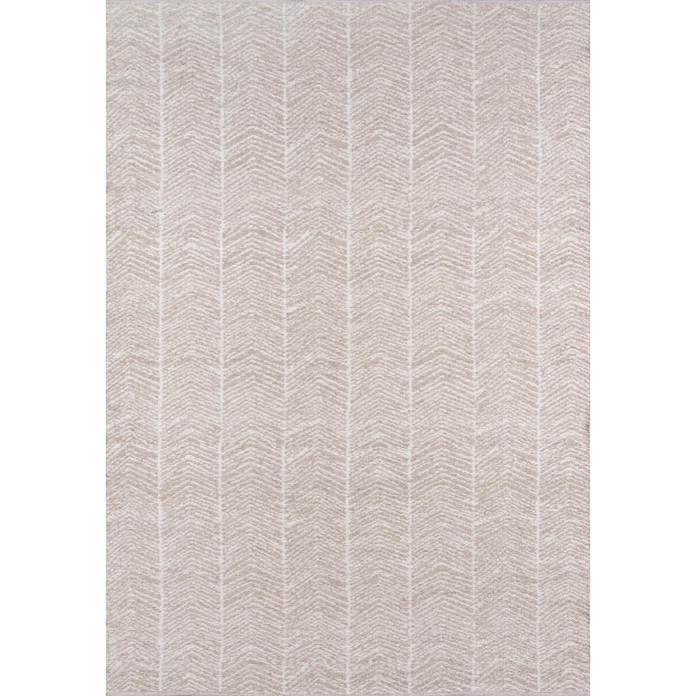 Contemporary Rectangle Area Rug, Brown, 5' X 7'6"