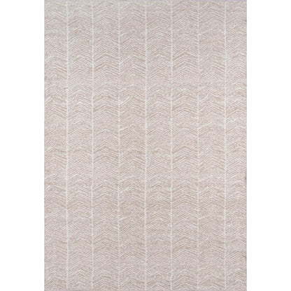 Contemporary Rectangle Area Rug, Brown, 5' X 7'6"
