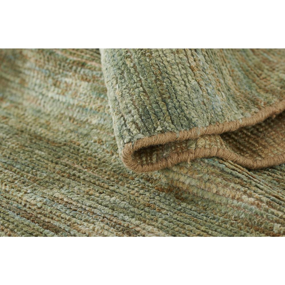 Transitional Rectangle Area Rug, Green, 5' X 8'