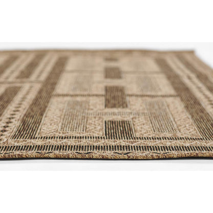 Transitional Rectangle Area Rug, Natural, 4'1" X 6'