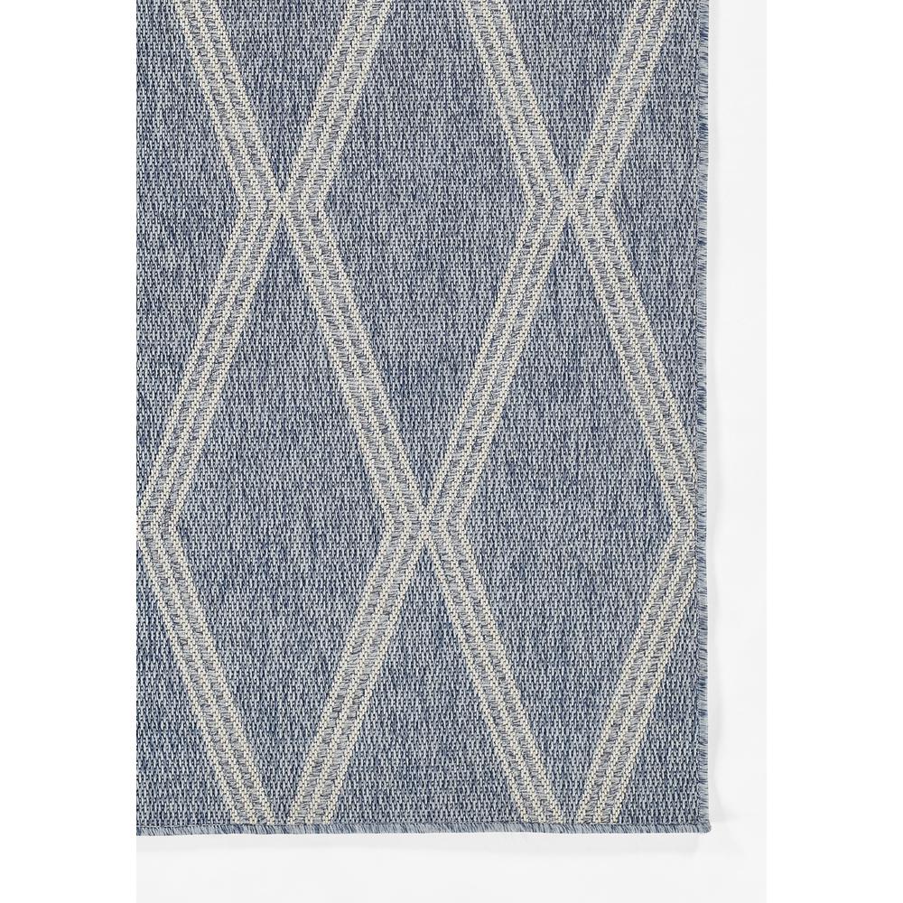 Transitional Rectangle Area Rug, Blue, 4'1" X 6'