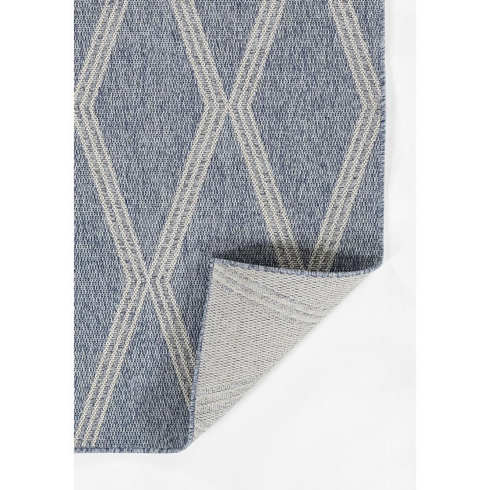 Transitional Rectangle Area Rug, Blue, 4'1" X 6'