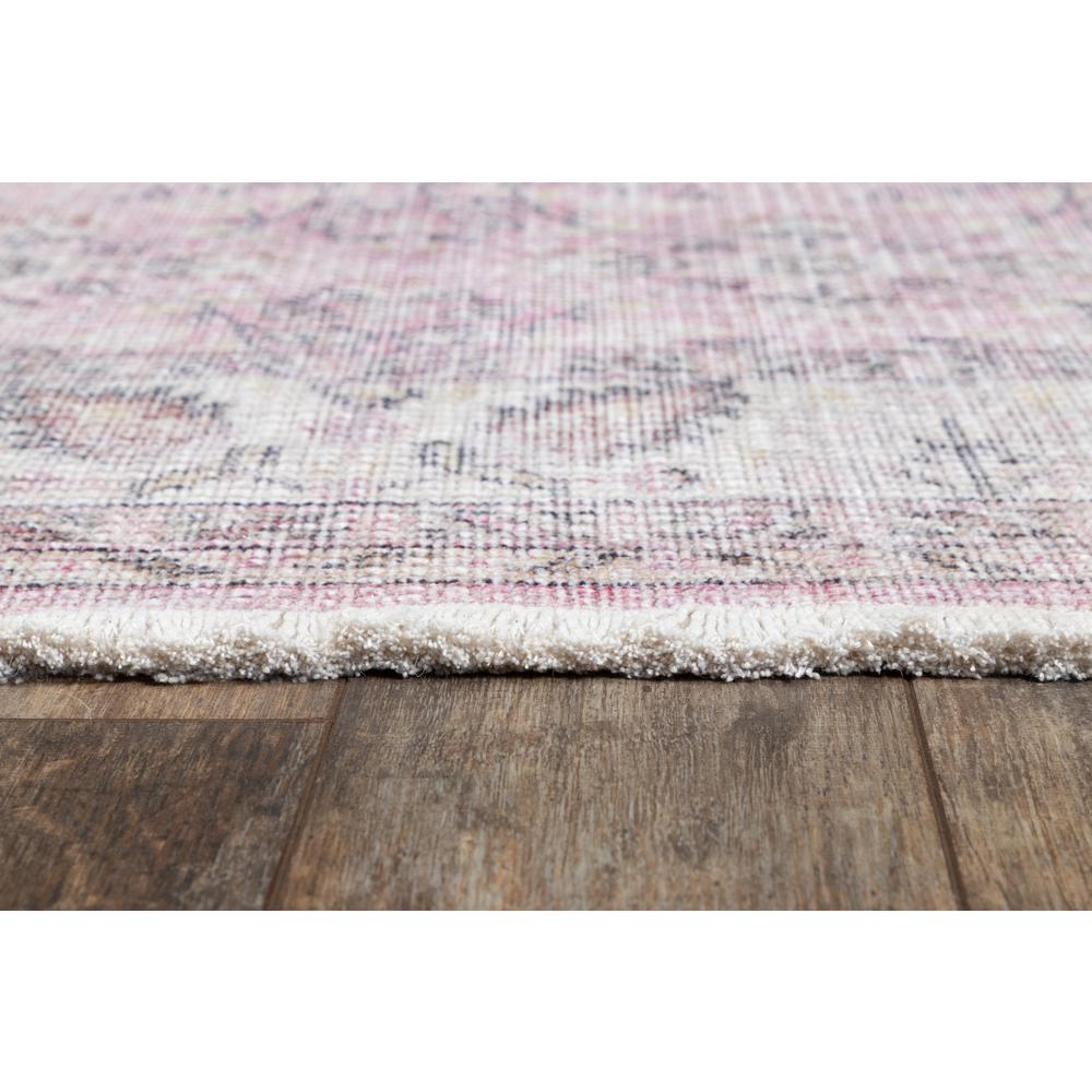 Traditional Rectangle Area Rug, Pink, 3' X 5'