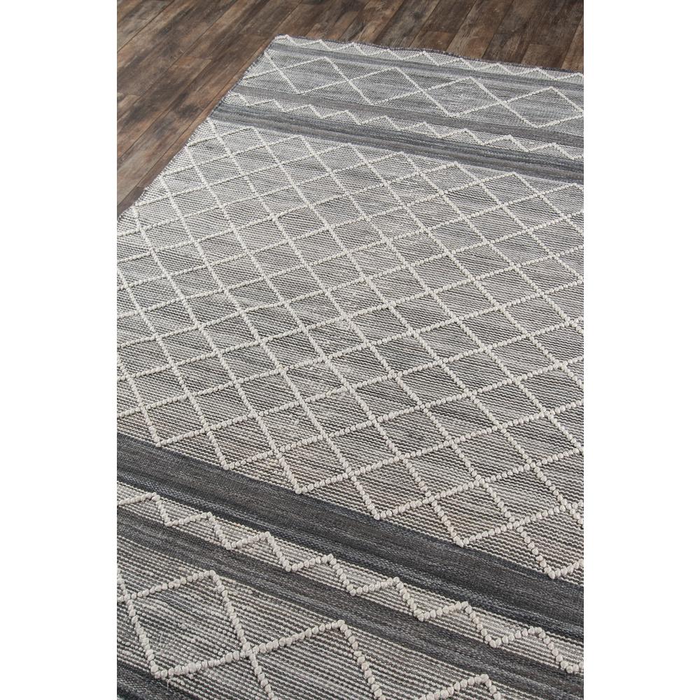 Contemporary Rectangle Area Rug, Grey, 5' X 8'