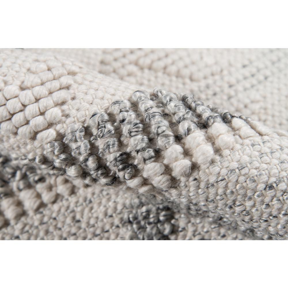 Contemporary Rectangle Area Rug, Ivory, 5' X 8'