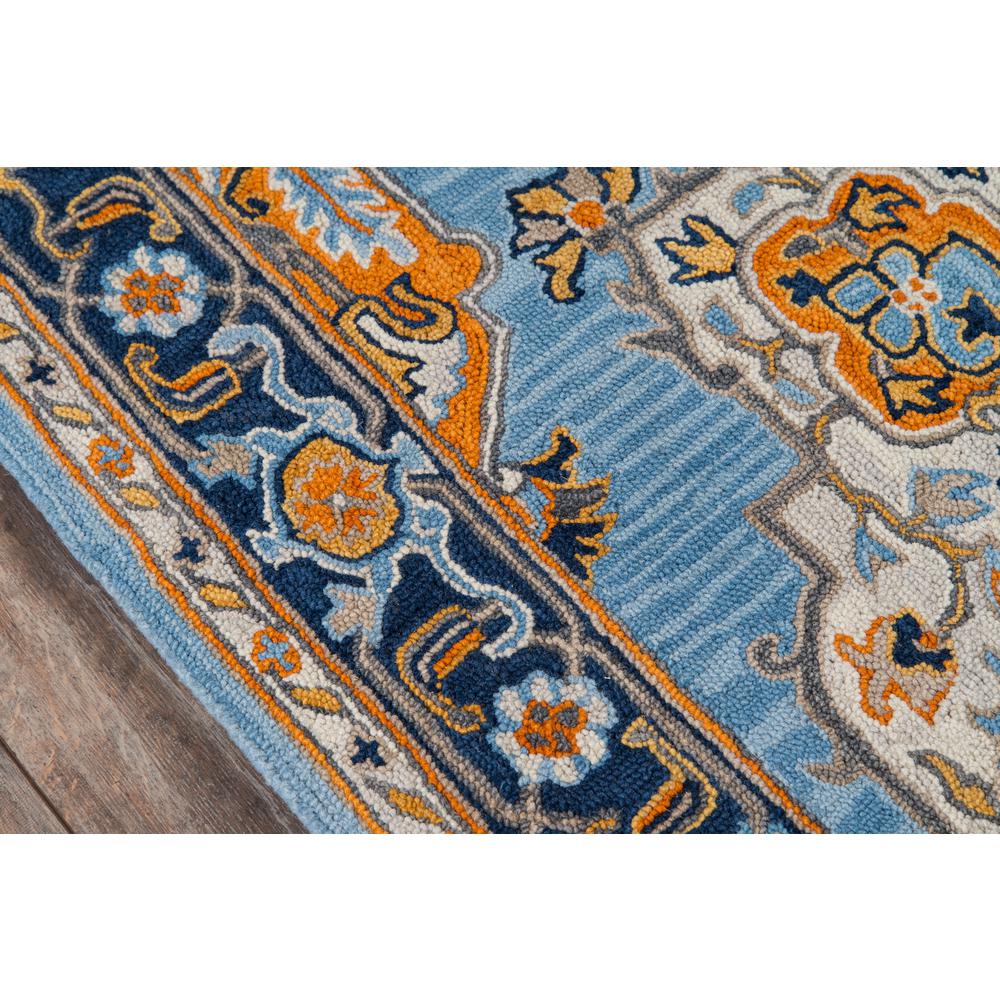 Traditional Rectangle Area Rug, Blue, 5' X 8'