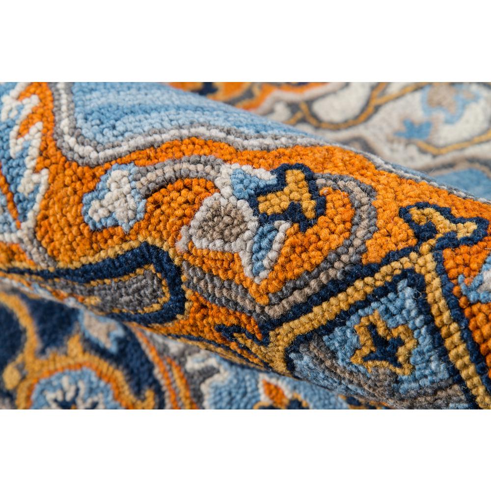 Traditional Rectangle Area Rug, Blue, 5' X 8'