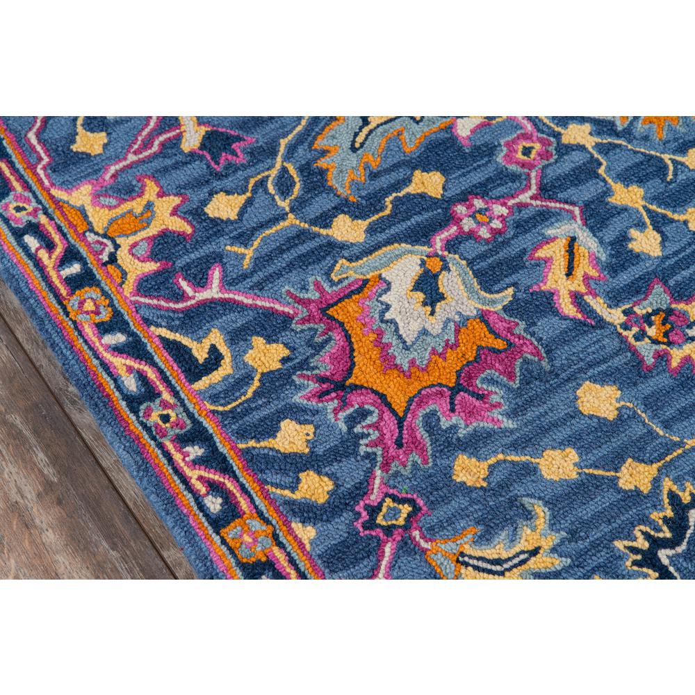 Traditional Rectangle Area Rug, Blue, 5' X 8'