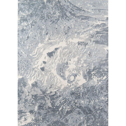 Casual Rectangle Area Rug, Grey, 5' X 7'6"