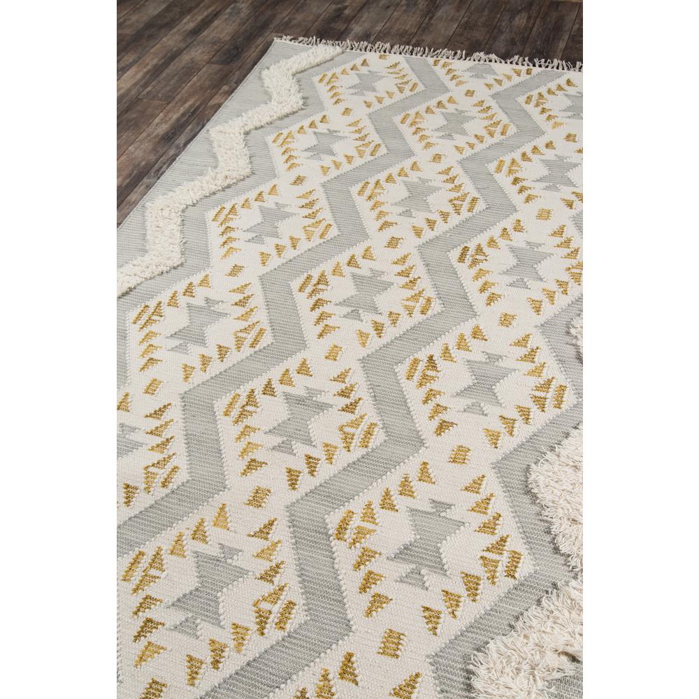 Contemporary Rectangle Area Rug, Grey, 5' X 7'