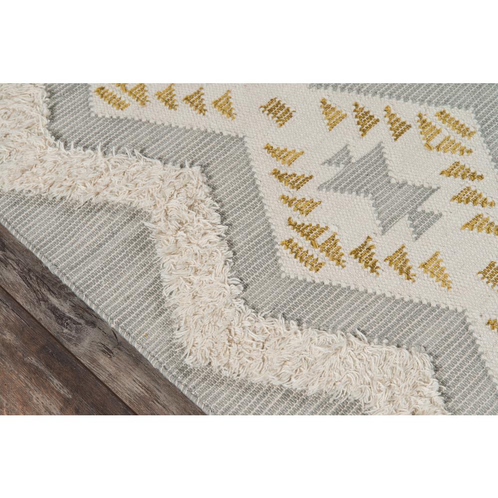 Contemporary Rectangle Area Rug, Grey, 5' X 7'