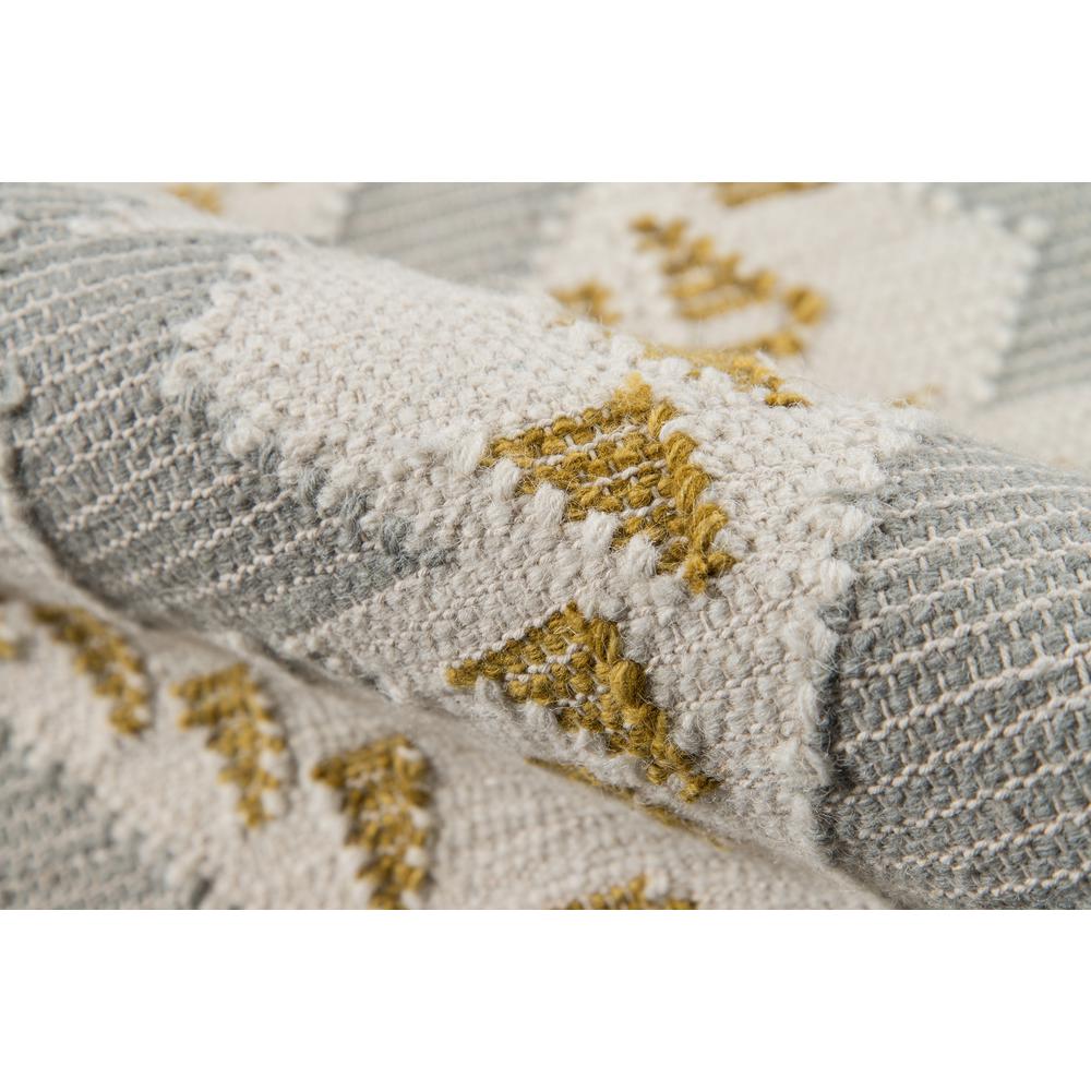 Contemporary Rectangle Area Rug, Grey, 5' X 7'