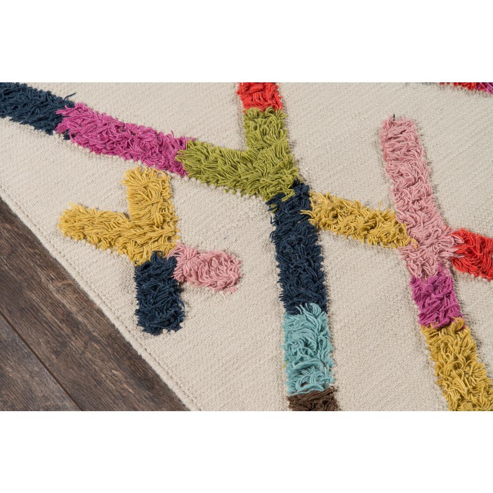 Contemporary Rectangle Area Rug, Multi, 5' X 7'