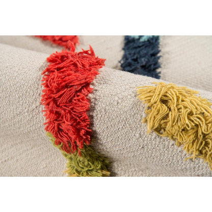 Contemporary Rectangle Area Rug, Multi, 5' X 7'
