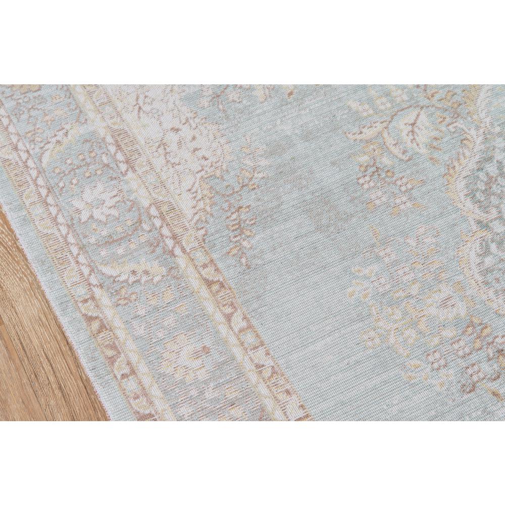 Traditional Rectangle Area Rug, Blue, 5'3" X 7'3"