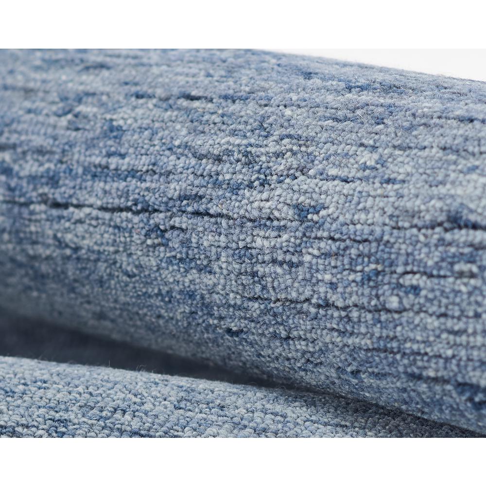 Contemporary Rectangle Area Rug, Denim, 3'6" X 5'6"