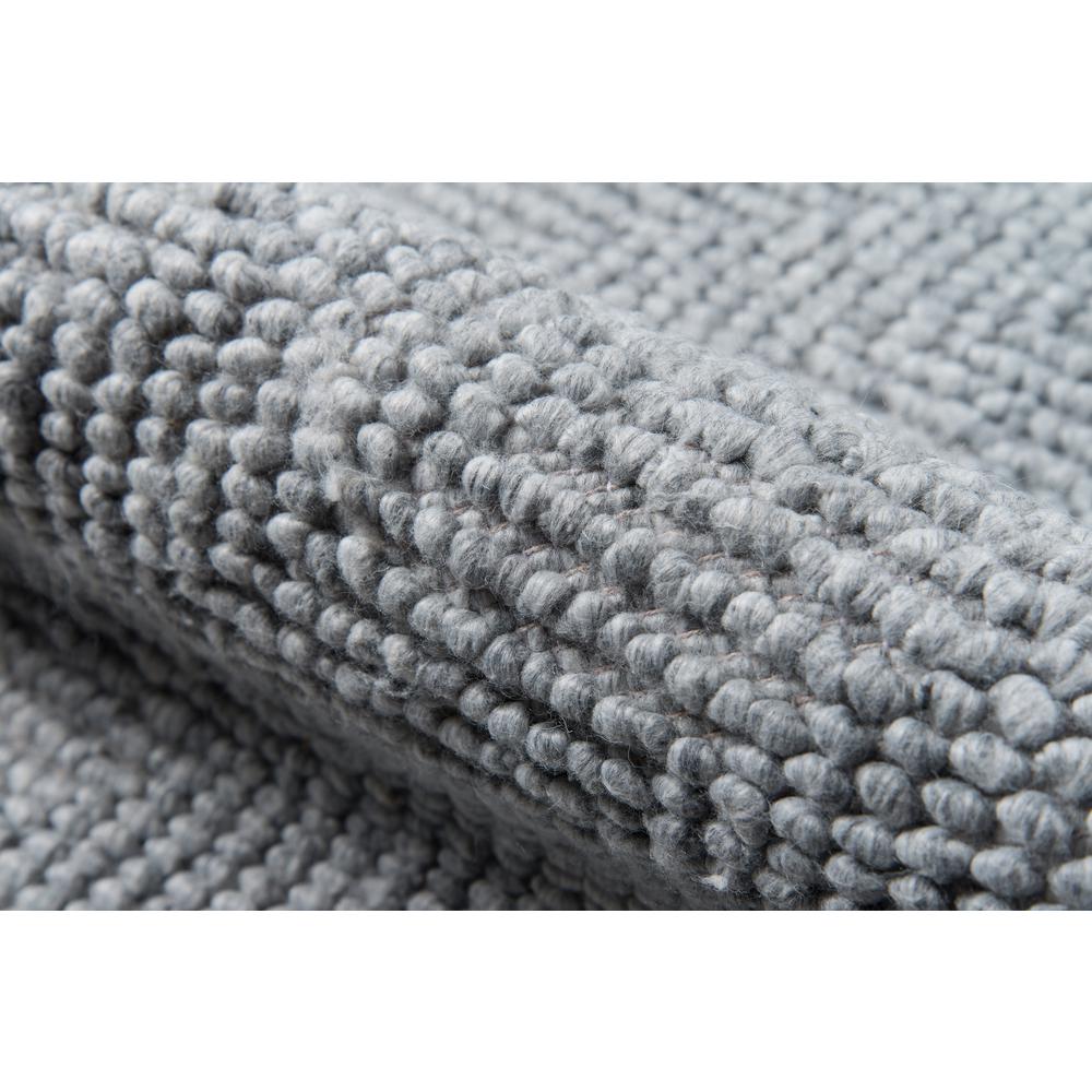 Contemporary Rectangle Area Rug, Grey, 5' X 8'