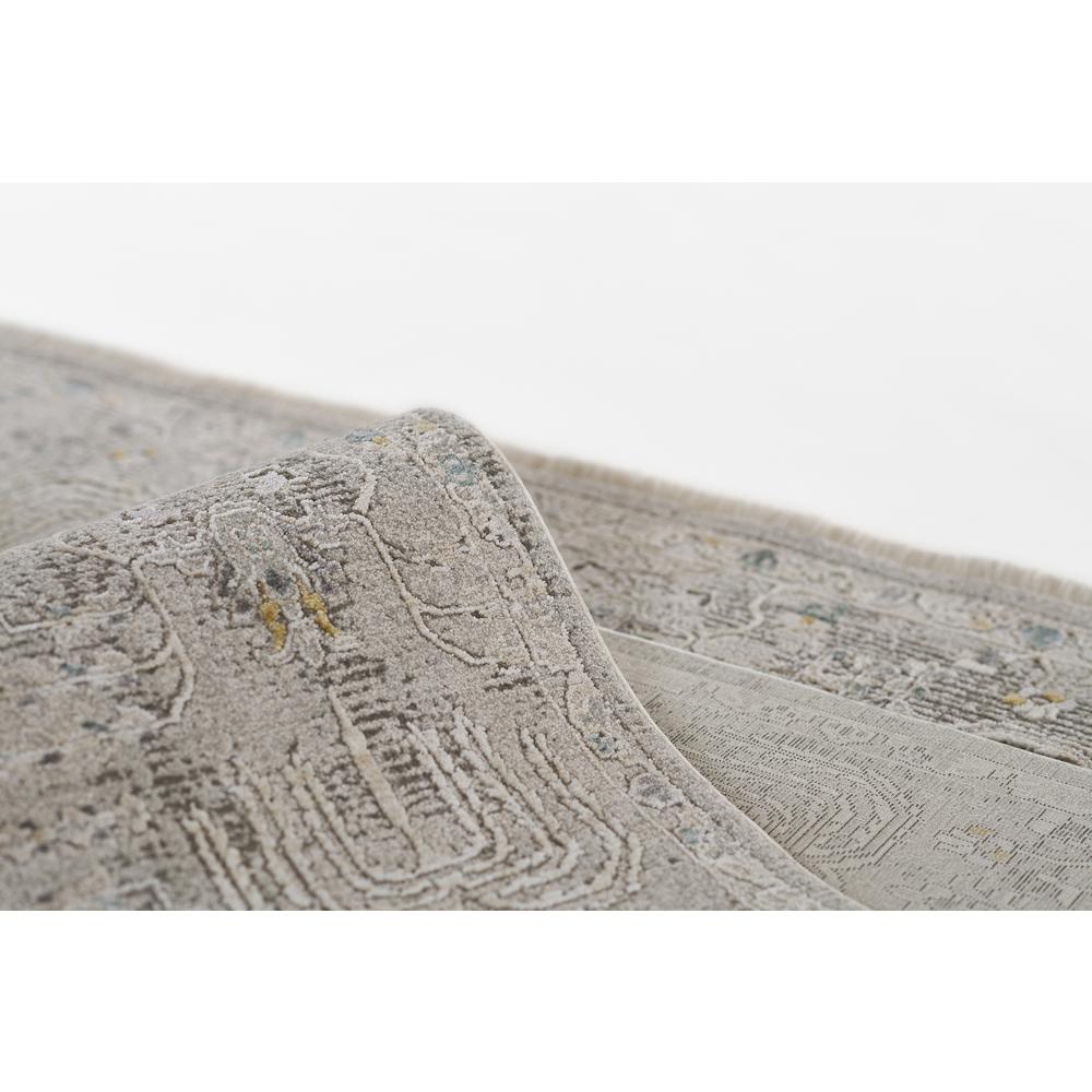 Traditional Rectangle Area Rug, Grey, 7'10" X 10'10"