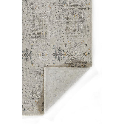 Traditional Rectangle Area Rug, Grey, 7'10" X 10'10"