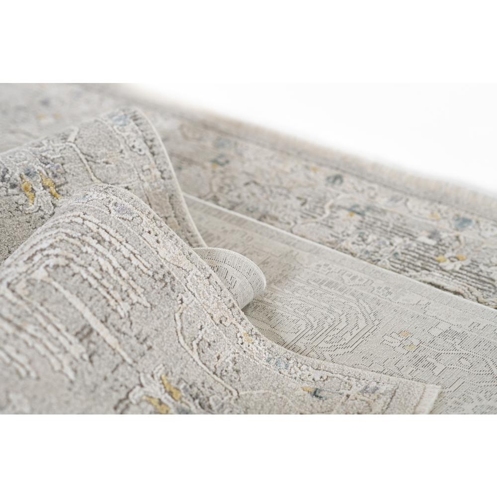 Traditional Rectangle Area Rug, Grey, 7'10" X 10'10"