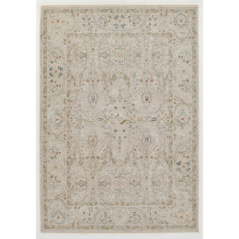 Traditional Rectangle Area Rug, Beige, 7'10" X 10'10"