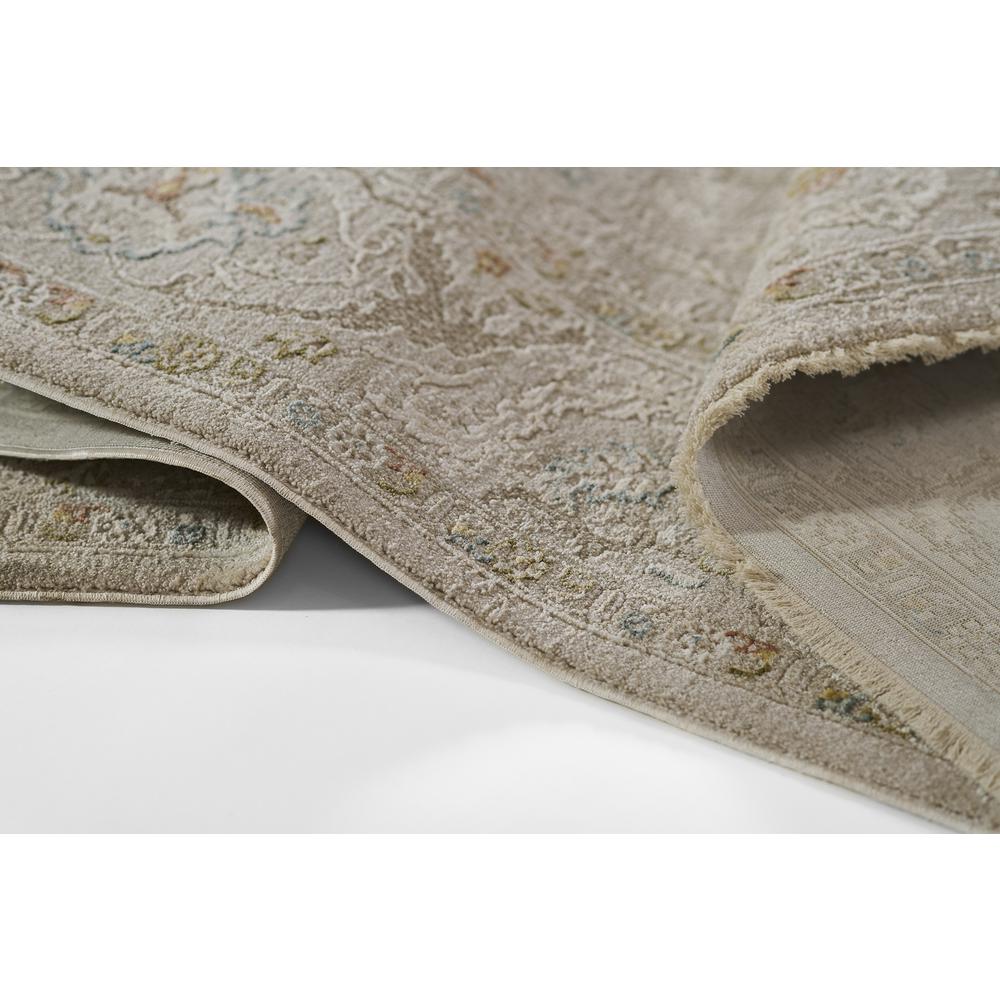 Traditional Rectangle Area Rug, Beige, 7'10" X 10'10"