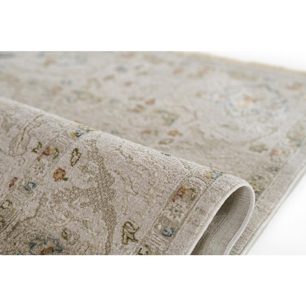 Traditional Rectangle Area Rug, Beige, 7'10" X 10'10"