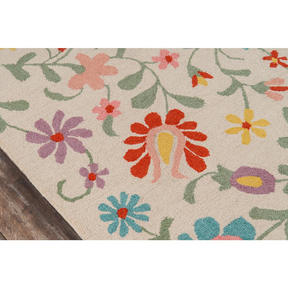 Casual Rectangle Area Rug, Ivory, 5' X 8'