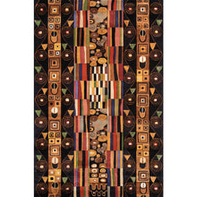 Contemporary Rectangle Area Rug, Black, 3'6" X 5'6"