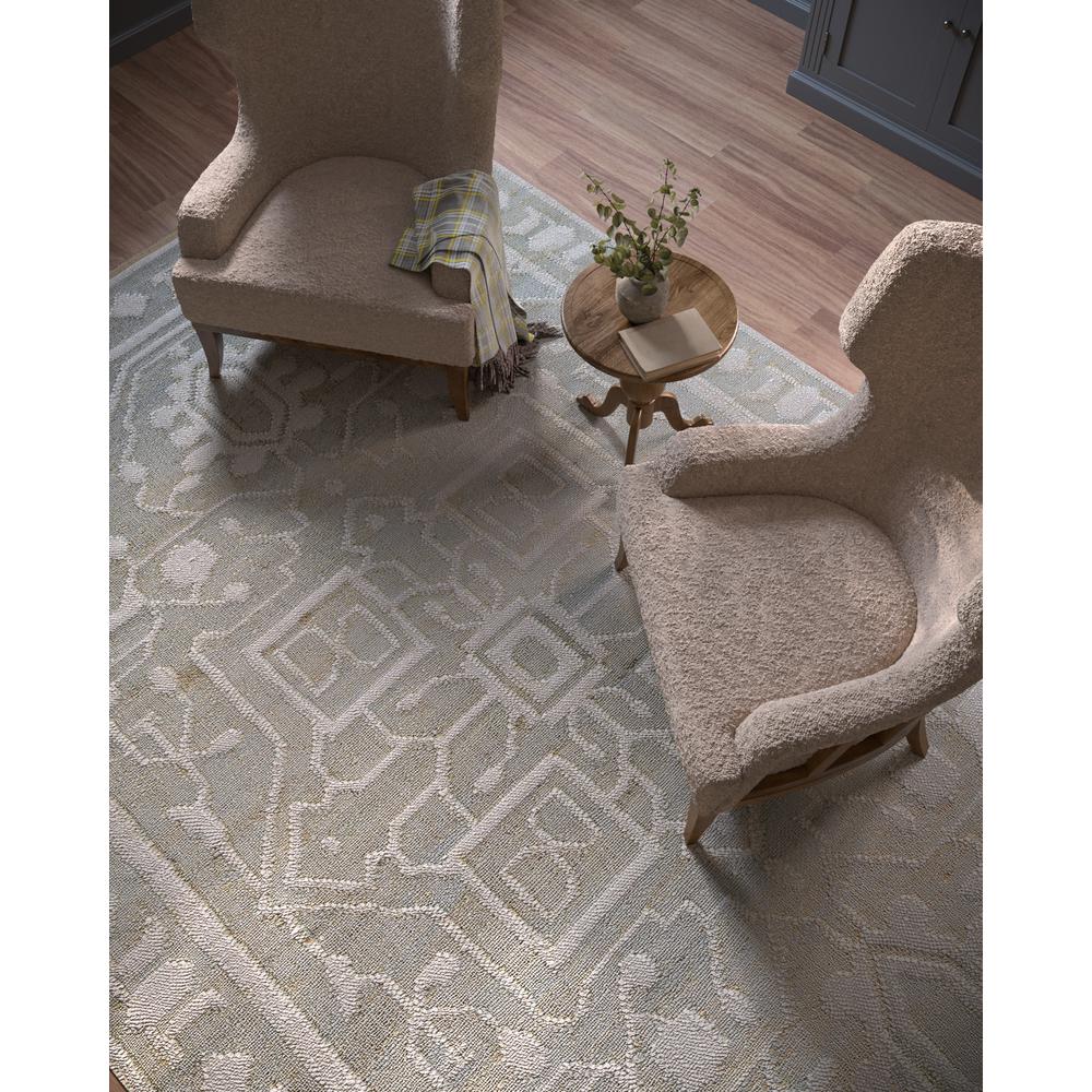 Traditional Rectangle Area Rug, Blue, 8' X 10'