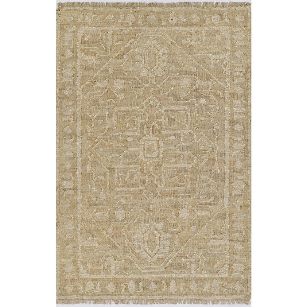 Traditional Rectangle Area Rug, Ivory, 8' X 10'