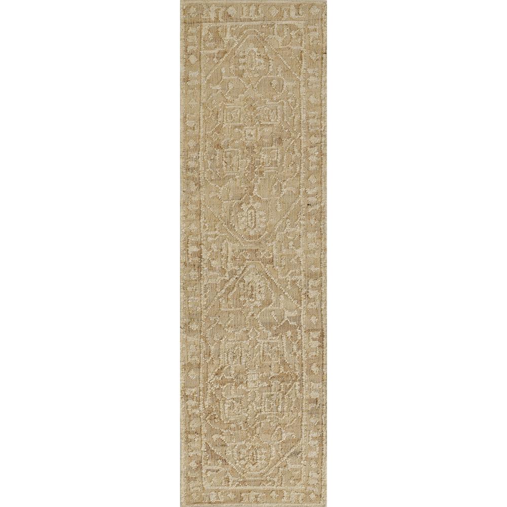 Traditional Rectangle Area Rug, Ivory, 8' X 10'