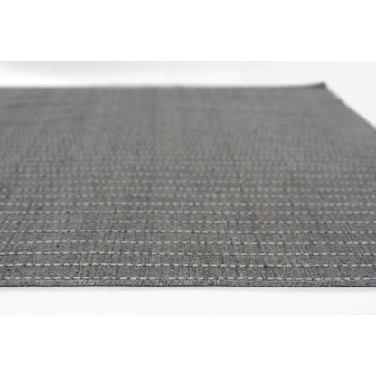 Contemporary Rectangle Area Rug, Blue, 5' X 8'