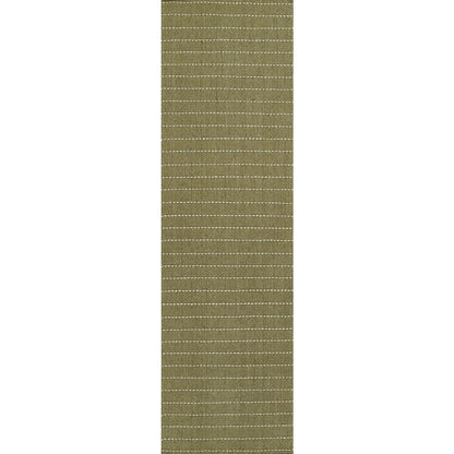 Contemporary Rectangle Area Rug, Green, 5' X 8'