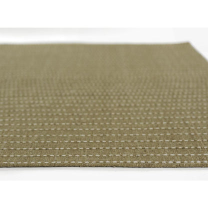 Contemporary Rectangle Area Rug, Green, 5' X 8'