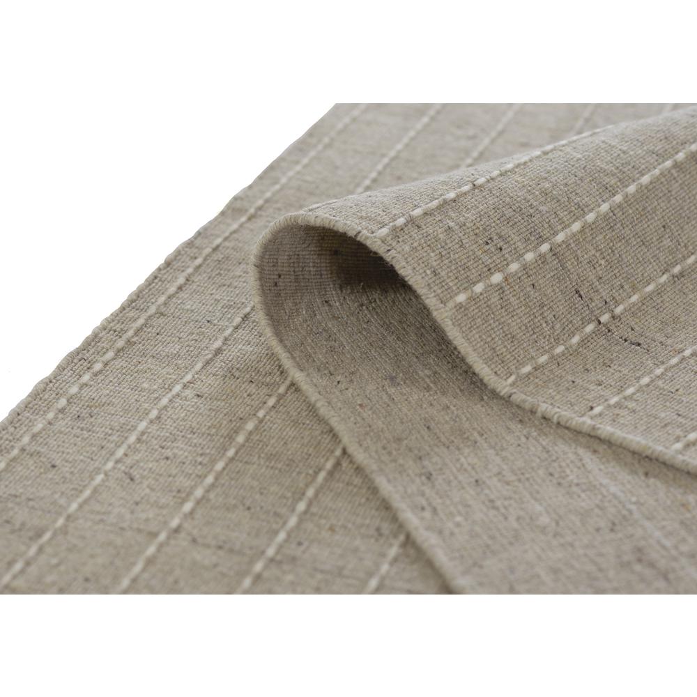 Contemporary Rectangle Area Rug, Natural, 5' X 8'