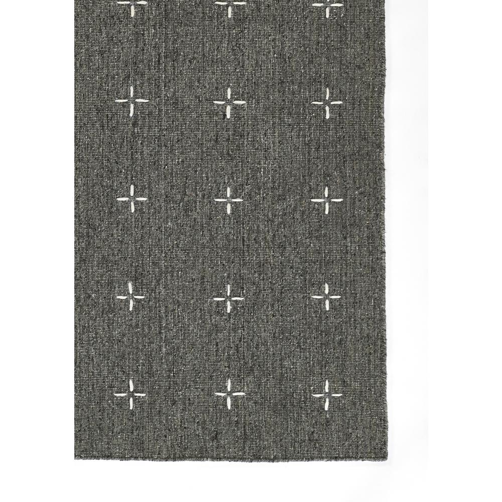 Contemporary Rectangle Area Rug, Charcoal, 8' X 10'