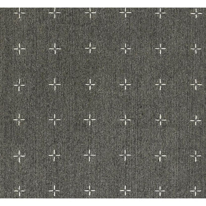 Contemporary Rectangle Area Rug, Charcoal, 8' X 10'