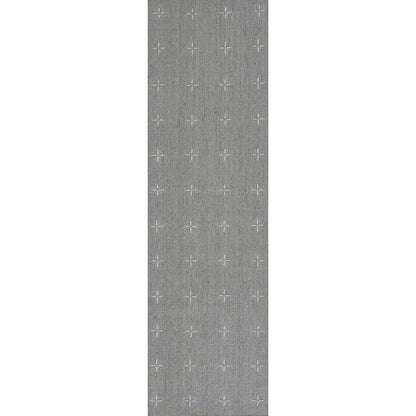 Contemporary Rectangle Area Rug, Light Blue, 8' X 10'