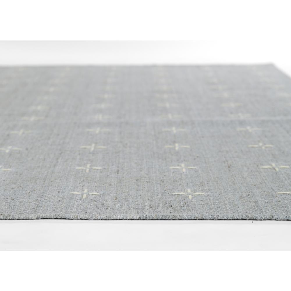 Contemporary Rectangle Area Rug, Light Blue, 8' X 10'