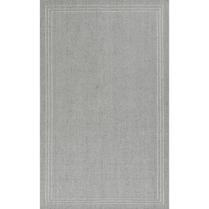 Contemporary Rectangle Area Rug, Light Blue, 8' X 10'