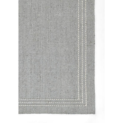 Contemporary Rectangle Area Rug, Light Blue, 8' X 10'