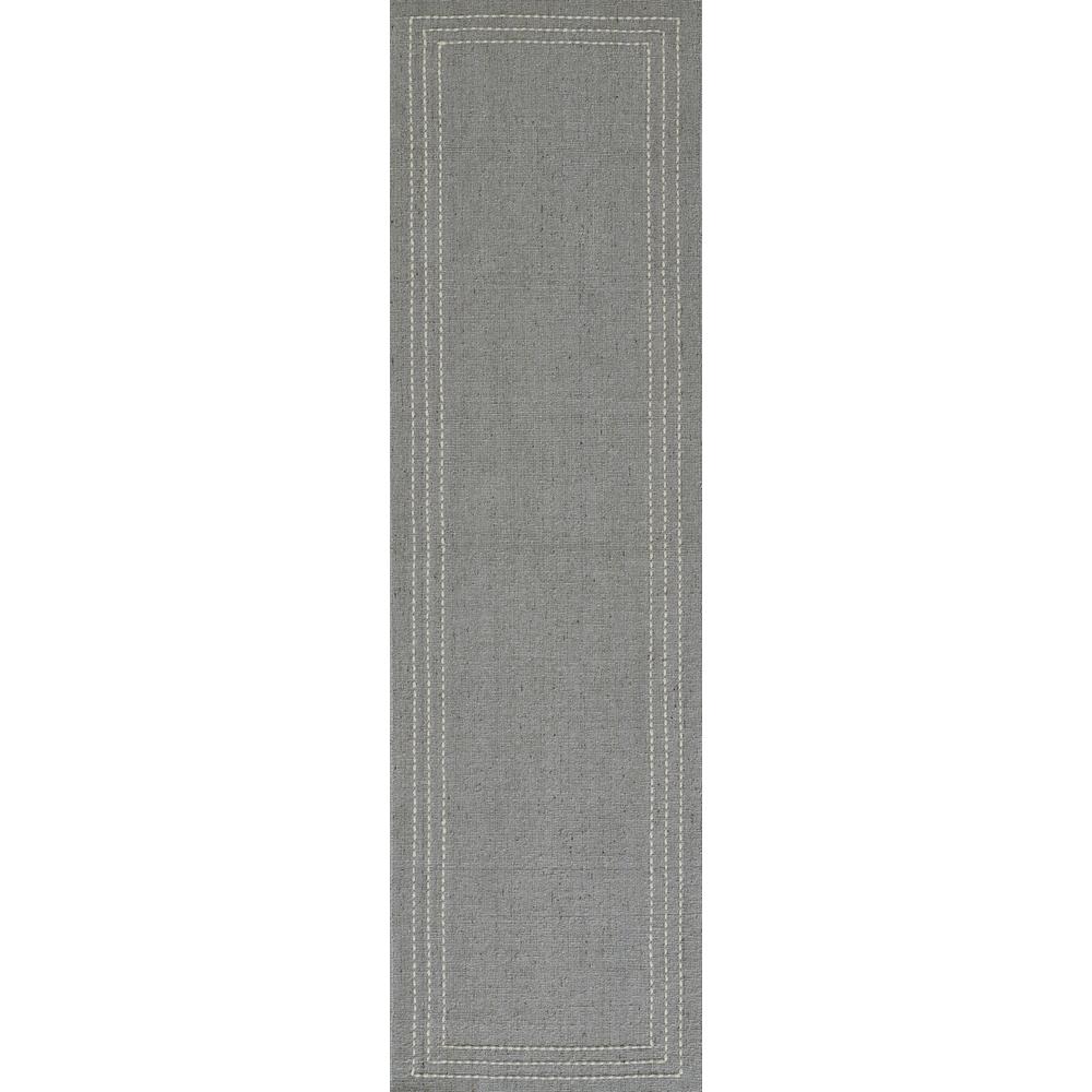 Contemporary Rectangle Area Rug, Light Blue, 8' X 10'