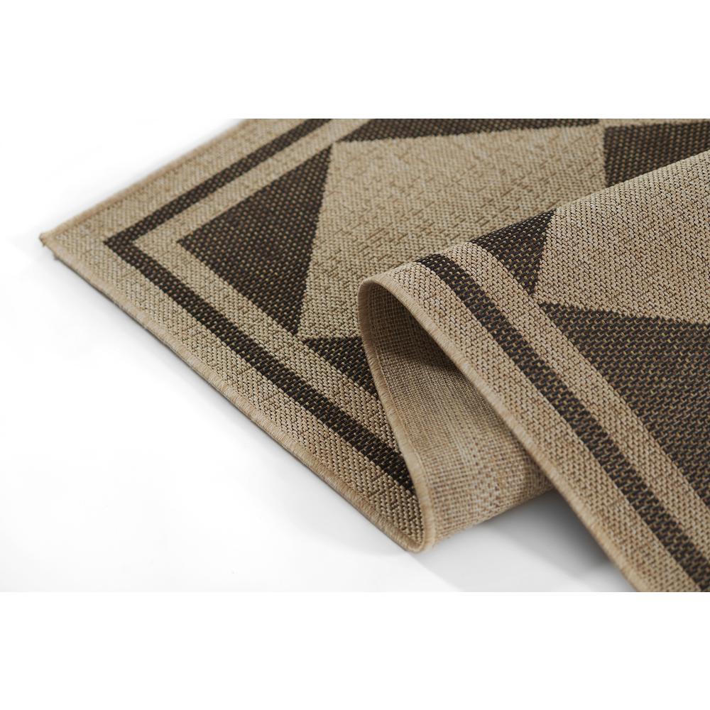 Contemporary Rectangle Area Rug, Black, 8' X 10'